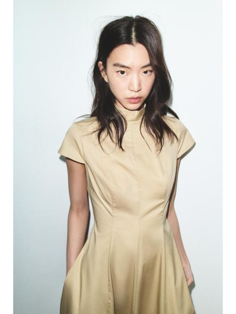 ZARA TRENCH MIDI DRESS